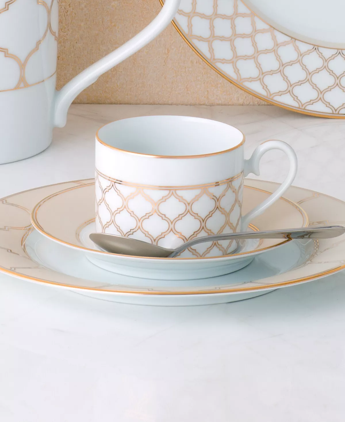 Noritake Eternal Palace Gold Set Of 4 CUPS, 8-1/2 OZ - Image 3
