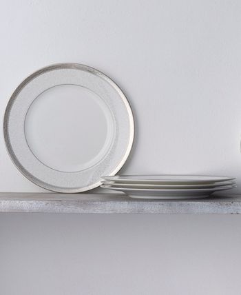 Odessa Platinum Set Of 4 Dinner Plates, Service For 4 Noritake Odessa Platinum Set Of 4 Dinner Plates, Service For 4 -VilleroyBoch shop