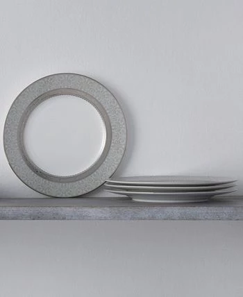 Noritake Odessa Platinum Set Of 4 Accent Plates, Service For 4 - Image 2