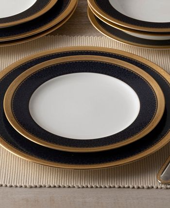 Odessa Cobalt Gold Set Of 4 Salad Plates, Service For 4 Noritake Odessa Cobalt Gold Set Of 4 Salad Plates, Service For 4 -VilleroyBoch shop