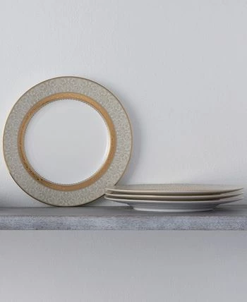 Noritake Odessa Gold Set Of 4 Accent Plates, Service For 4 - Image 2