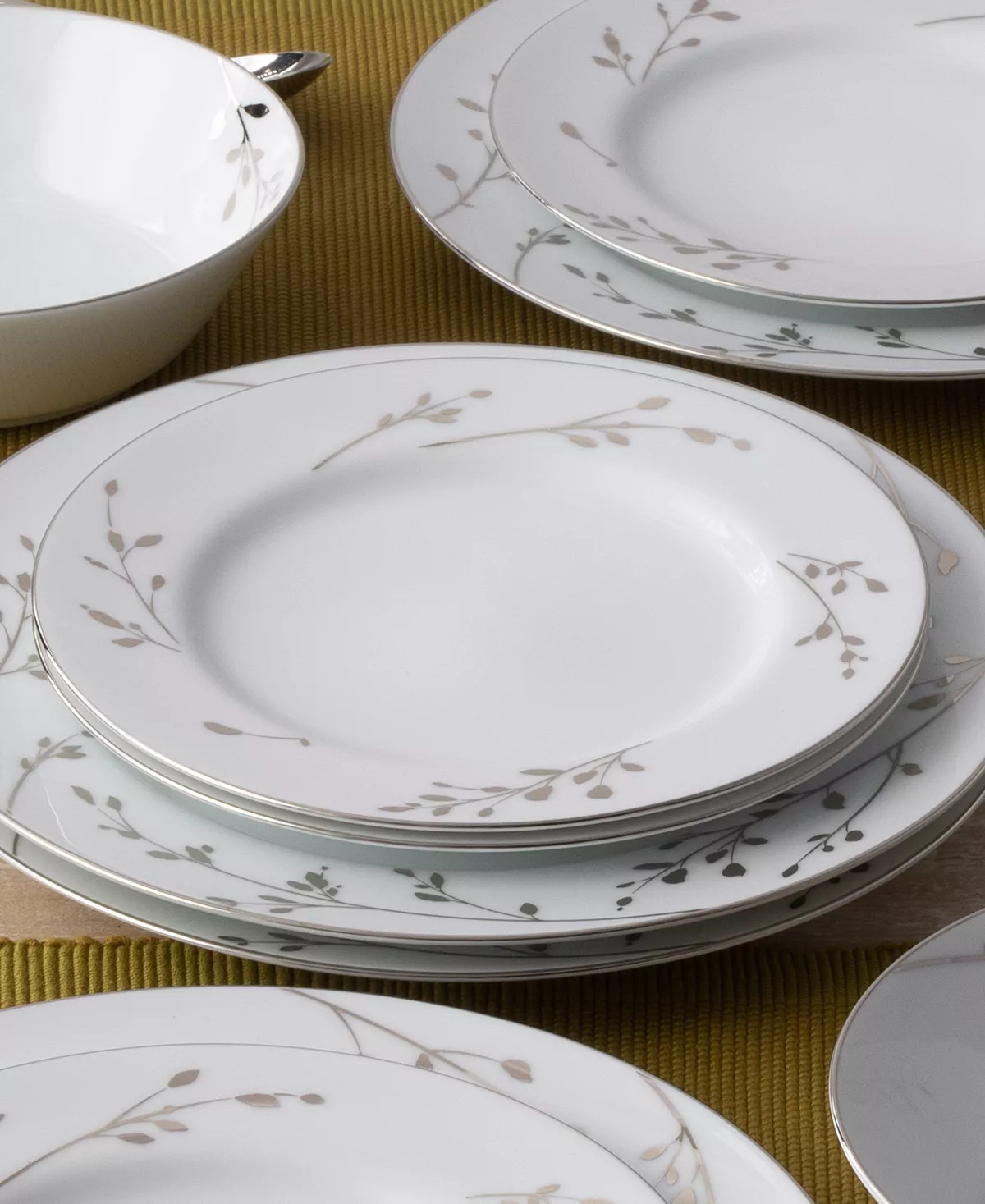 Noritake Birchwood Set Of 4 Dinner Plates, Service For 4 6 Noritake Birchwood Set Of 4 Dinner Plates, Service For 4 - Image 4