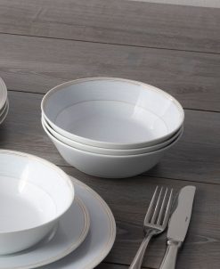 Noritake Linen Road Set Of 4 Soup Bowls, Service For 4 -VilleroyBoch shop 24055507 fpx