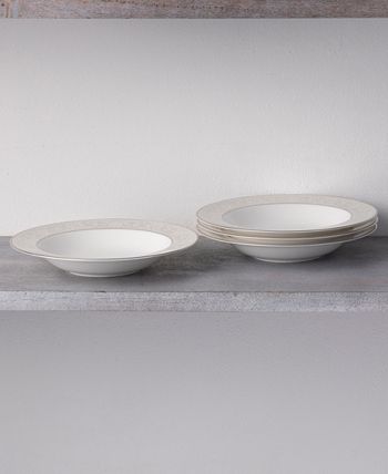 Noritake Montvale Platinum Set Of 4 Soup Bowls, Service For 4 5 Noritake Montvale Platinum Set Of 4 Soup Bowls, Service For 4 - Image 3