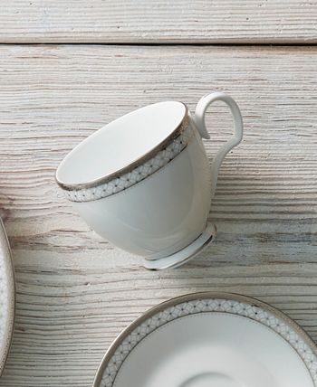 Noritake Rochester Platinum Set Of 4 Cups, Service For 4 4 Noritake Rochester Platinum Set Of 4 Cups, Service For 4 - Image 2