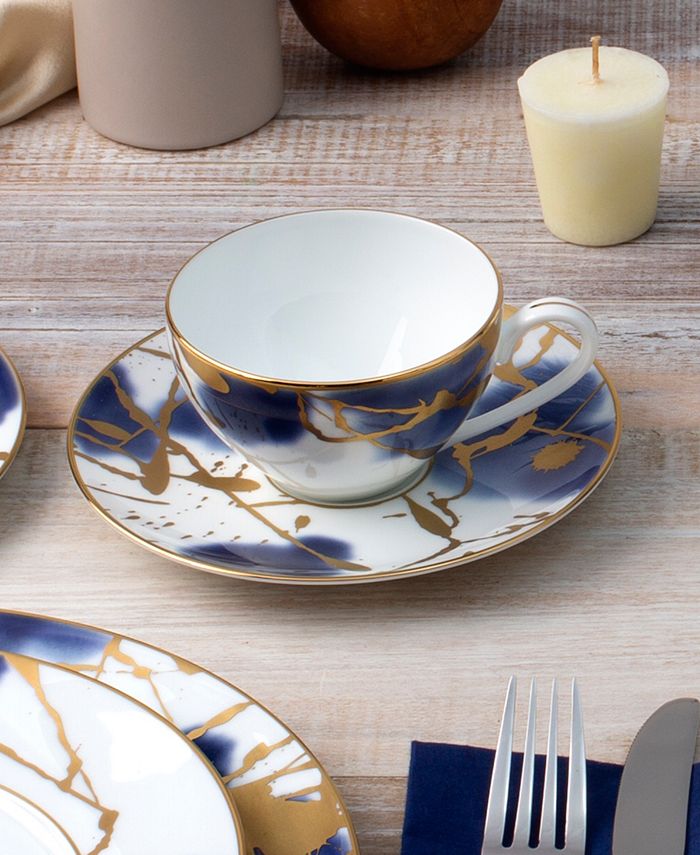 Noritake Jubilant Days Gold Set Of 4 Cups, Service For 4 4 Noritake Jubilant Days Gold Set Of 4 Cups, Service For 4 - Image 2