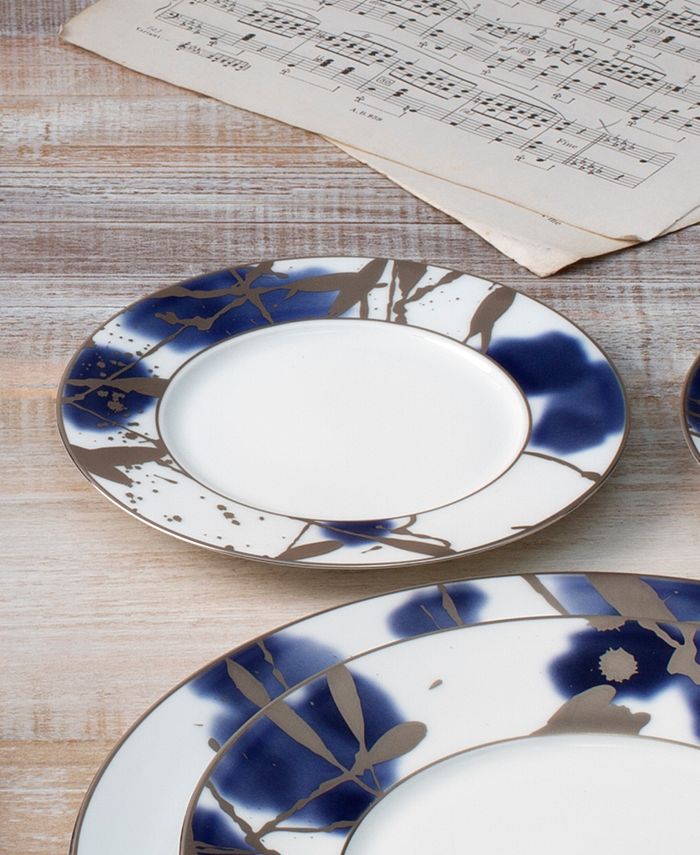 Noritake Jubilant Days Platinum Set Of 4 Bread Butter And Appetizer Plate, Service For 4 4 Noritake Jubilant Days Platinum Set Of 4 Bread Butter And Appetizer Plate, Service For 4 - Image 2