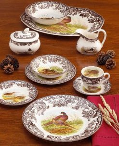 Spode Woodland By 5-Piece Place Setting With Pheasant Dinner Plate 7 Spode Woodland By 5-Piece Place Setting With Pheasant Dinner Plate -VilleroyBoch shop 260640 fpx