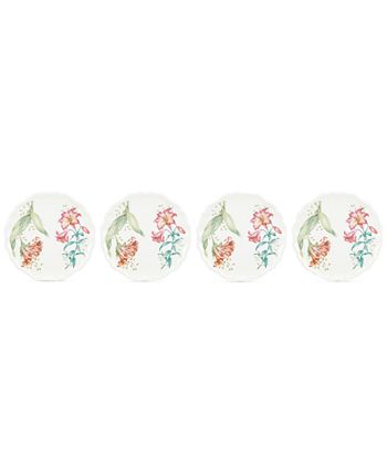 Lenox Butterfly Meadow Set Of 4 Melamine Salad Plates 4 Lenox Butterfly Meadow Set Of 4 Melamine Salad Plates - Image 2