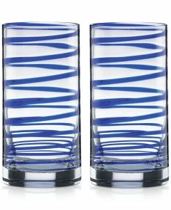Kate Spade New York Charlotte Street Highball Glasses, Set Of 2