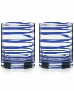Kate Spade New York Charlotte Street Double Old-Fashioned Glasses, Set Of 2