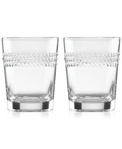 Kate Spade New York Wickford Double Old-Fashioned Glasses, Set Of 2