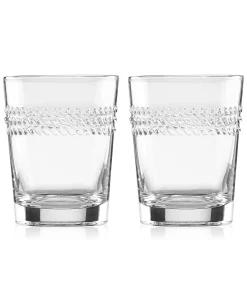 Kate Spade New York Wickford Double Old-Fashioned Glasses, Set Of 2