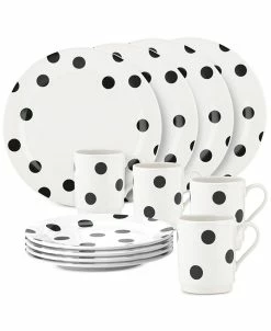Kate Spade New York All In Good Taste Deco Dot 12-Pc. Set, Service For 4