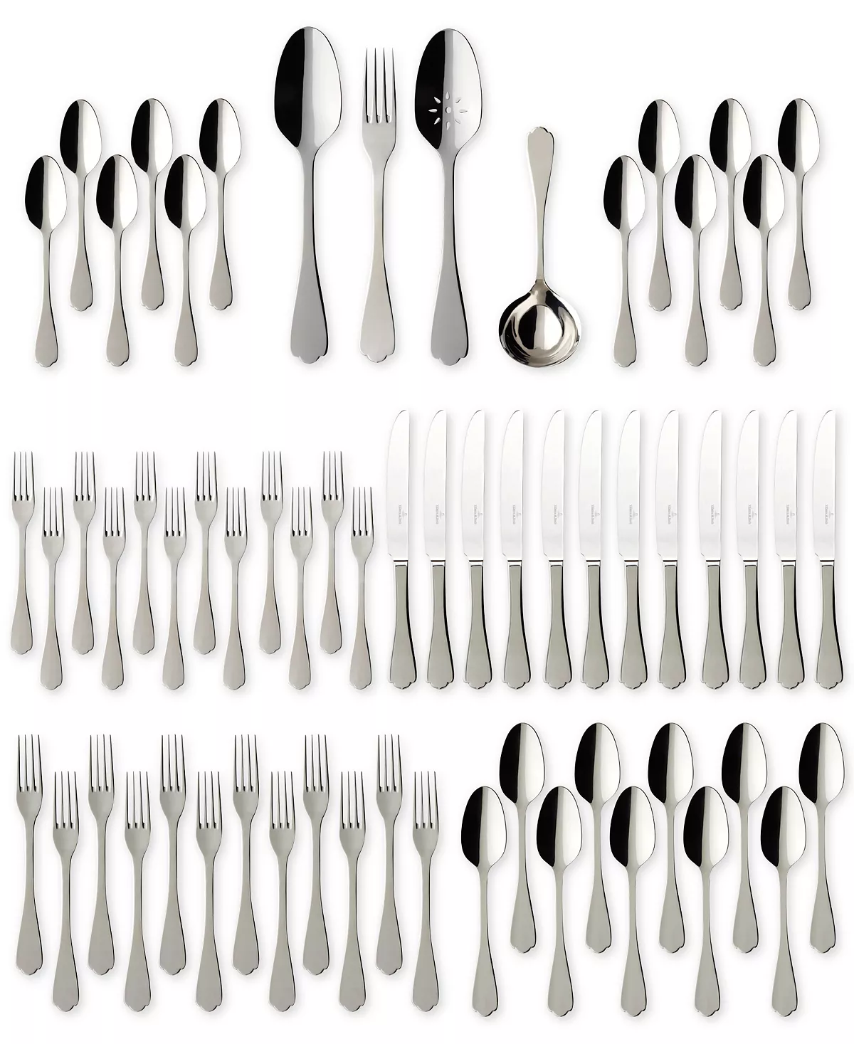 Villeroy & Boch 18/10 Flatware, Medina 64 Piece Set - Image 2