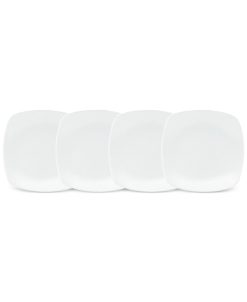 Noritake Swirl 4-Pc. Square Appetizer Plates