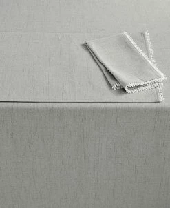 Lenox French Perle 60 X 102 Dove Gray Tablecloth