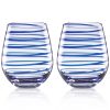 Kate Spade New York Charlotte Street Collection 2-Pc. Stemless Wine Glasses Set -VilleroyBoch shop 3370045 fpx