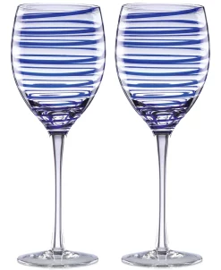 Kate Spade New York Charlotte Street Collection 2-Pc. Wine Glasses Set