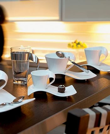 Villeroy & Boch New Wave Caffe Set Of 2 Espresso Cups And Saucers - Image 2