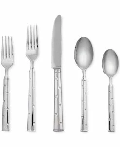 Kate Spade New York Larabee Dot 20 Piece Flatware Set, Service For 4