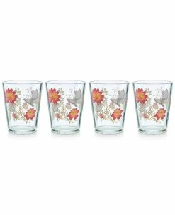 Lenox Butterfly Meadow Collection 4-Pc. Acrylic Double Old-Fashioned Drinkware Set