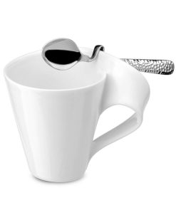 Villeroy & Boch New Wave Caffé Espresso Spoon, Silver -VilleroyBoch shop 385819 fpx