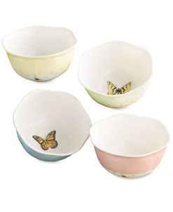 Lenox Butterfly Meadow Dessert Bowls, Set Of 4