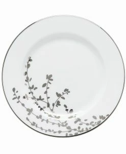 Kate Spade New York Gardner Street Platinum Appetizer Plate
