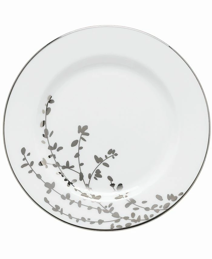 Kate Spade New York Gardner Street Platinum Appetizer Plate