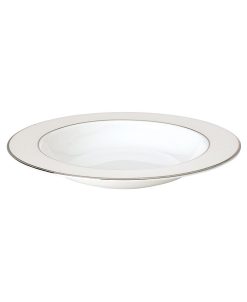 Lenox Opal Innocence Stripe Pasta Bowl/Rim Soup