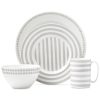 Kate Spade New York Charlotte Street North Grey Collection 4-Piece Place Setting -VilleroyBoch shop 8062243 fpx
