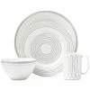 Kate Spade New York Charlotte Street West Grey Collection 4-Piece Place Setting