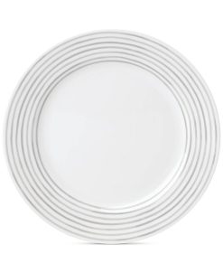 Kate Spade New York Charlotte Street East Grey Collection Dinner Plate