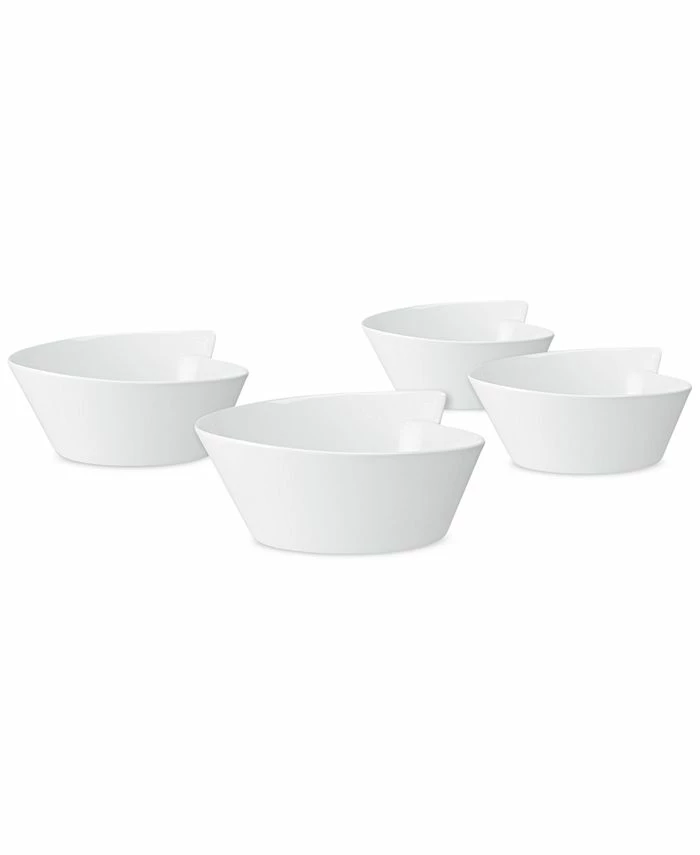 Villeroy & Boch New Wave Collection 4-Pc. Round Rice Bowl Set, Created For Macy’s