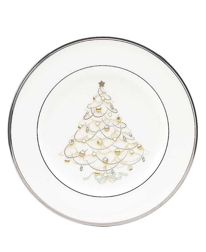 Noritake Silver Palace Holiday Salad Plates, Set Of 4 3 Noritake Silver Palace Holiday Salad Plates, Set Of 4