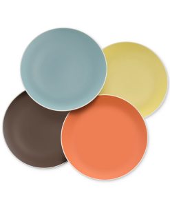 Nambé Pop Collection By Robin Levien 4-Pc. Accent Plate Set