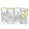 Godinger Dublin Gold Highball Glasses, Set Of 4