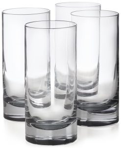 Hotel Collection Ghball Glasses With Gray Accent, Set Of 4, Created For Macy's