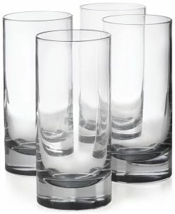 Hotel Collection Ghball Glasses With Gray Accent, Set Of 4, Created For Macy's