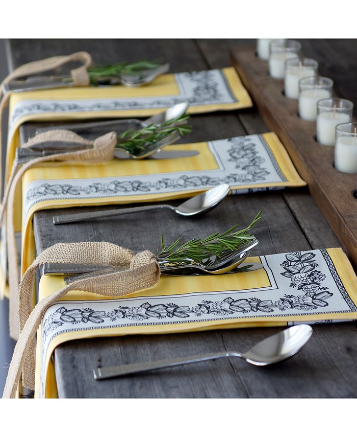 Villeroy & Boch Audun 4-Pc. Napkin Set Elrene Villeroy & Boch Audun 4-Pc. Napkin Set -VilleroyBoch shop