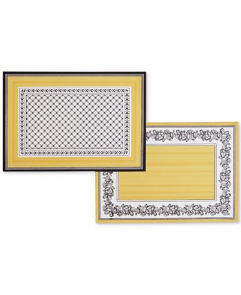 Villeroy & Boch Audun 4-Pc. Reversible Placemat Set Elrene Villeroy & Boch Audun 4-Pc. Reversible Placemat Set -VilleroyBoch shop
