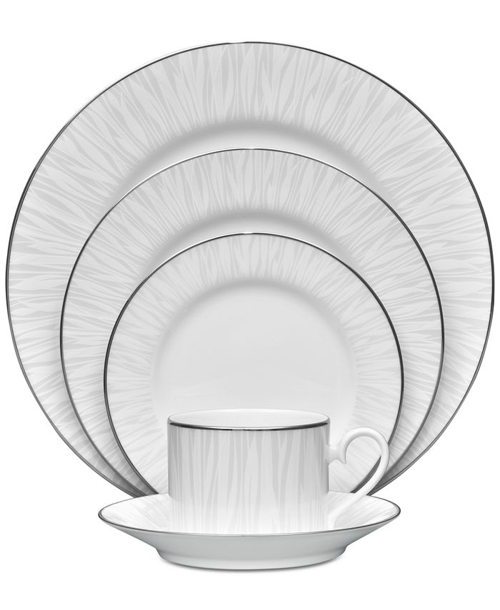 Noritake Glacier Platinum 5-Pc. Place Setting 3 Noritake Glacier Platinum 5-Pc. Place Setting