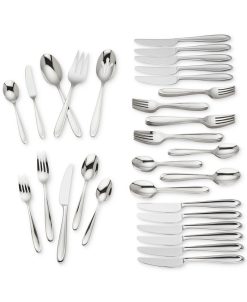 Lenox Cantera 65-Pc. 18/10 Stainless Steel Flatware Set, Service For 12