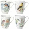 Lenox Butterfly Meadow Flutter Mugs, Set Of 4