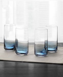 Hotel Collection Blue Ombre Set Of 4 Highball Glasses, Created For Macy's -VilleroyBoch shop 9382053 fpx
