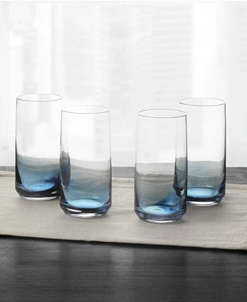 Hotel Collection Blue Ombre Set Of 4 Highball Glasses, Created For Macy's - Image 2